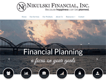 Tablet Screenshot of nikulskifinancial.com
